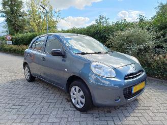 krockskadad bil auto Nissan Micra 1.2 Acenta 5drs airco 2012/1