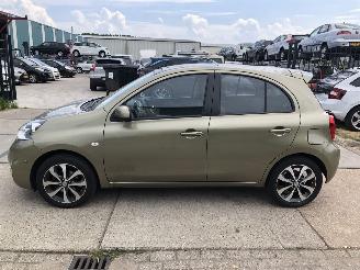 skadebil auto Nissan Micra 12i Automaat Pano, Navi, LM velgen 2015/9