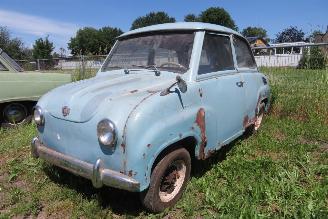 krockskadad bil auto Goggomobil Fiorino BMW T250-01 GOGGOMOBIEL 1969/1