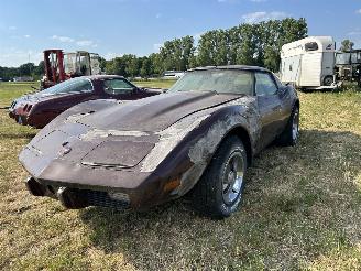 krockskadad bil auto Chevrolet Corvette Targa, automaat 1976/6