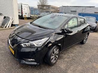 Voiture accidenté Nissan Micra 0.9 IG-T N-Connecta 2017/9