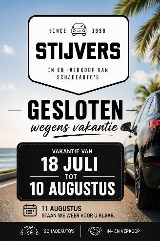 uszkodzony samochody osobowe Aston Martin  LET OP 18-07 tot 10-08 GESLOTEN 2026/1