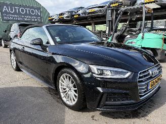 Schadeauto Audi A5 2.0 TFSI 185KW Autom. Quattro S-Line Cabriolet Leer Led Xenon 2018/2