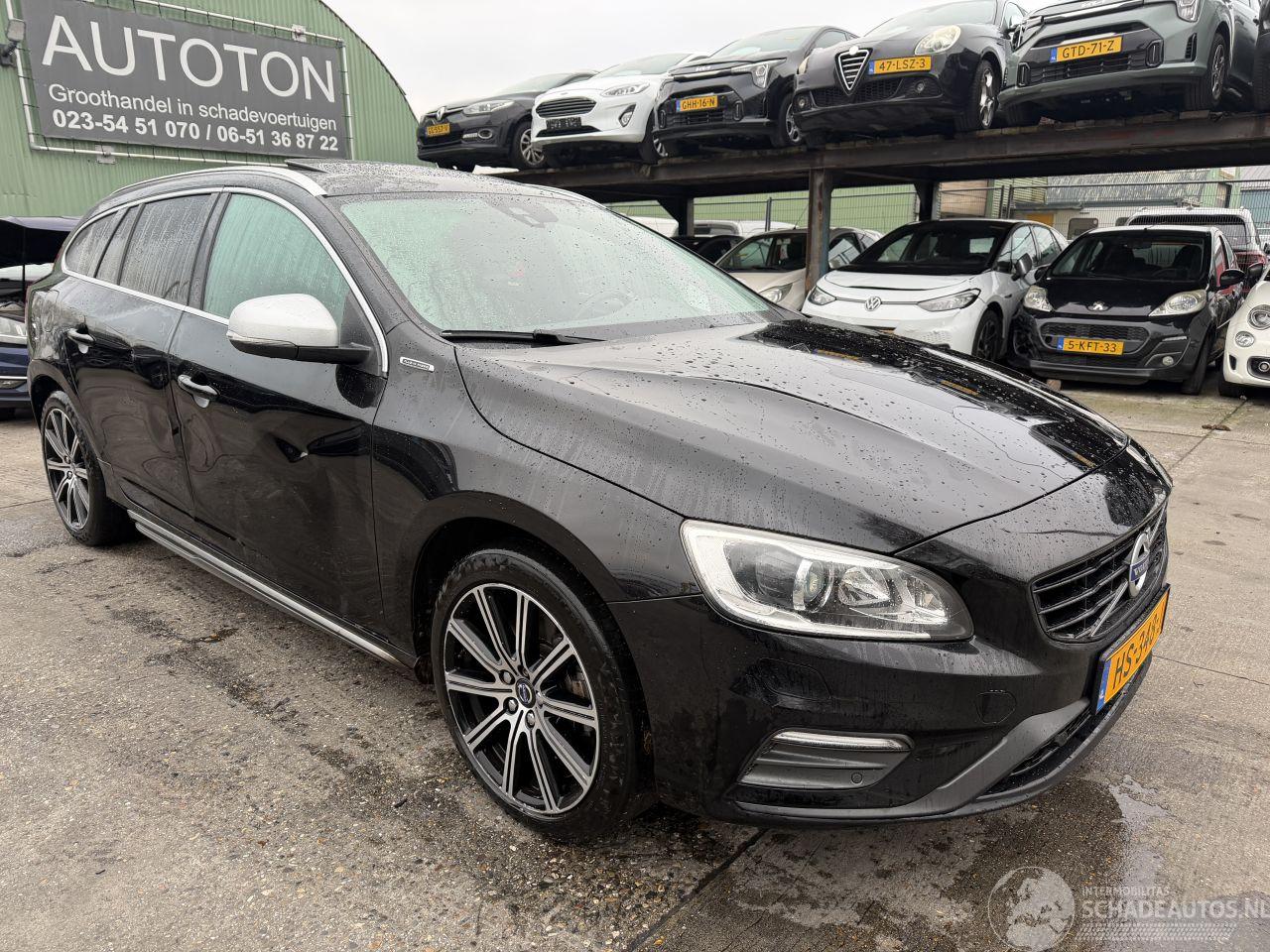 Volvo V-60 2.4 D6 Autom. 162KW Twin Engine Schuifdak Navi Led R-Design NAP