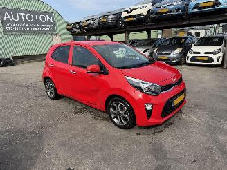 krockskadad bil auto Kia Picanto 1.0 DPi 49KW Clima Navi Led Xenon Camera Keyless DynamicPlusLine NAP 2022/7