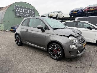 krockskadad bil auto Fiat 500 0.9 77KW Turbo Twinair Sport Clima Navi Led NAP 2018/9