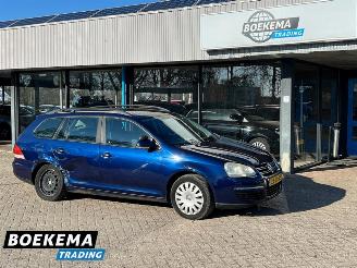 krockskadad bil auto Volkswagen Golf Variant 1.9 TDI 105PK Trendline DSG Climate Cruise 2008/2
