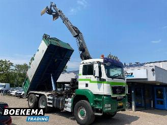 krockskadad bil auto MAN TGS 32.400 6X6 Hiab 166Pro Remote Kipper Widespread Euro5 2009/1