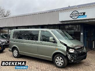 skadebil bedrijf Volkswagen Transporter 2.5 TDI 340 DC 5-Pers 174PK DSG Leer Navi Airco Cruise PDC Trekh. 2007/9