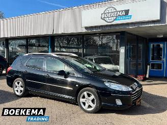 Vrakbiler auto Peugeot 407 2.0 Signature Pack Premium Panorama Navigatie Leer Cruise 2010/10