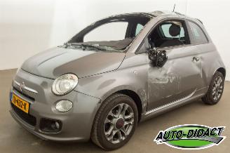Schadeauto Fiat 500C 1.2 Lounge Pano Airco 2013/12