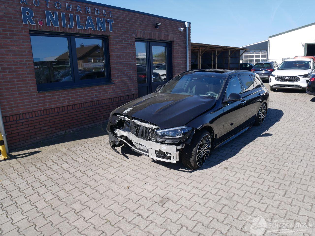 Mercedes C-klasse C 300 Te PLUG IN AMG PANORAMADAK DIGITAL LIGHT LEER BURMESTER