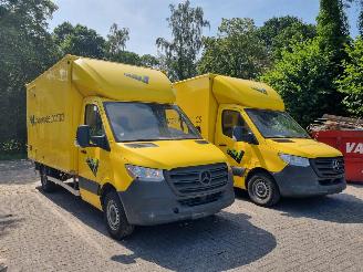 krockskadad bil auto Mercedes Sprinter 2x 314 CDI Laadklep Airco 2021/4