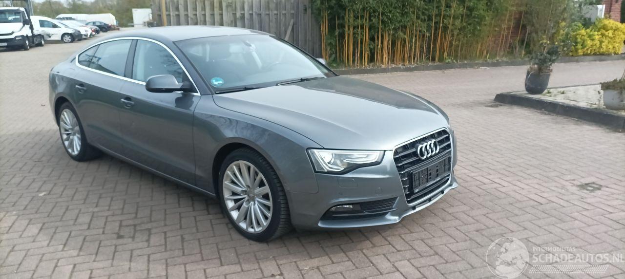 Audi A5 Sportback 2.0-TDI Automaat Navi Xenon Led Climatecontrol CruiseControl Stoelverwarming Lichtautomaat Regensensor pdc Control 18-inch audi velgen Afneembare trekhaak