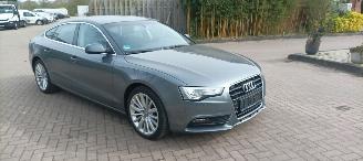skadebil auto Audi A5 Sportback 2.0-TDI Automaat Navi Xenon Led Climatecontrol CruiseControl Stoelverwarming Lichtautomaat Regensensor pdc Control 18-inch audi velgen Afneembare trekhaak 2016/2