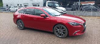 Mazda 6 2.2-diesel 175pk 4x4 Automaat Full-Led Full-Leder Memory Navi Head-up Blindspot systeem Bose-sound Climatecontrol CruiseControl radar Stoelverwarming Lichtautomaat Privacyglas keyless Entry trekhaak Parkeersensoren 19-inch mazda velgen picture 11