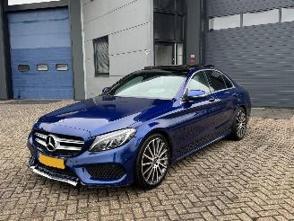 Vaurioauto  passenger cars Mercedes C-klasse 250 Premium Plus AMG Pakket Pano Burnmester 360Camera Head-Up 2017/7