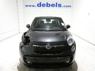 Coche accidentado Fiat 500L 1.3D   LOUNGE 2017/6