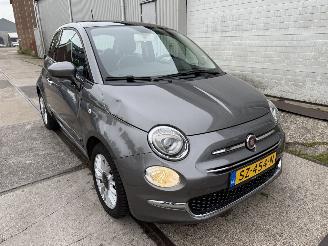 Vaurioauto  passenger cars Fiat 500 0.9 Twin Air Collezione 2018/6