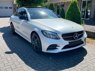 damaged passenger cars Mercedes C-klasse 180 / 160 AMG LINE PANO NAVI LED CAMERA 2018/11